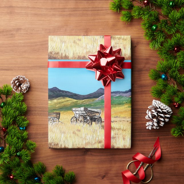 Papel De Regalo Ruedas de vagón (Regalo de vacaciones)