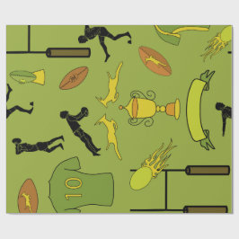Papel De Regalo Rugby game are on Wrapping Paper