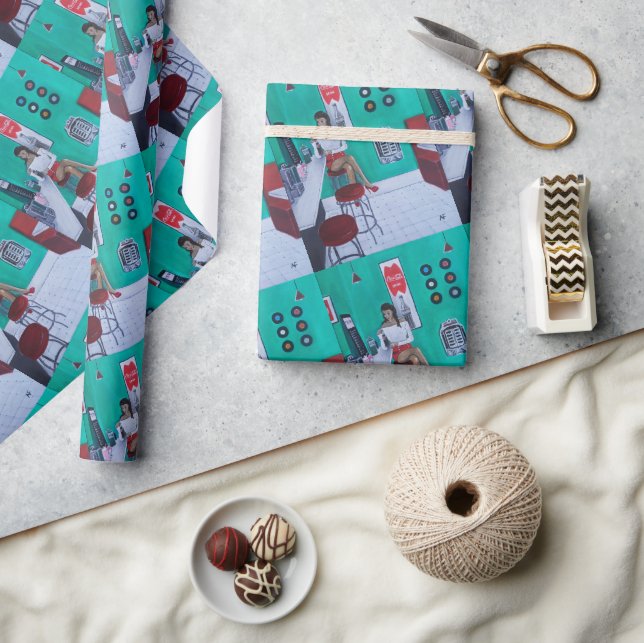 Papel De Regalo Runaround Sue Painting by Alfred Fox (Artesanía)