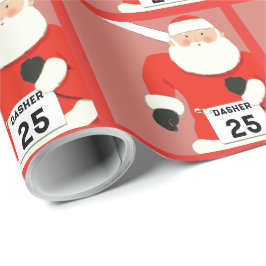 Papel De Regalo Running Track and Field Holiday Gift