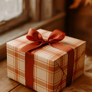 Papel De Regalo Rústica Cuadrícula de Rejilla sin Perjuicio Patrón