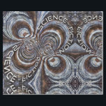 Papel De Regalo Rusty Fractal Science Fiction<br><div class="desc">A veces es bueno mostrar tus colores,  declarar a todo el mundo que amas a la ciencia ficción. ¡Esto puede ayudar a encontrar amigos y conexiones que puedan apreciar toda su vida! ¡Brilla,  Tu Nerviosidad! Parte de mi colección Metalizado de Canción de la Vida.</div>