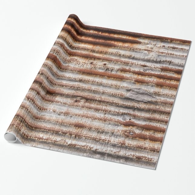 Papel De Regalo Rusty vintage Metalizado (Desenrollado)