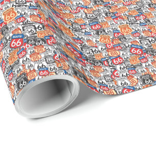Papel De Regalo Ruta 66