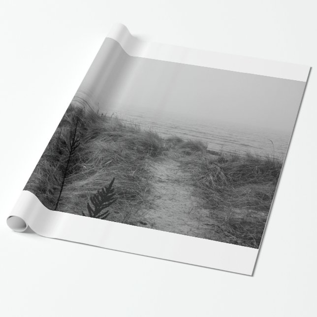 Papel De Regalo Ruta de la playa (Desenrollado)