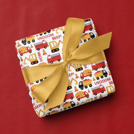 Papel De Regalo ¡Ruum Honk Beep! Camiones