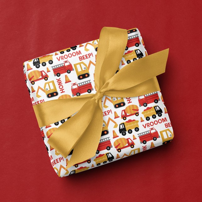 Papel De Regalo ¡Ruum Honk Beep! Camiones  (Subido por el creador)