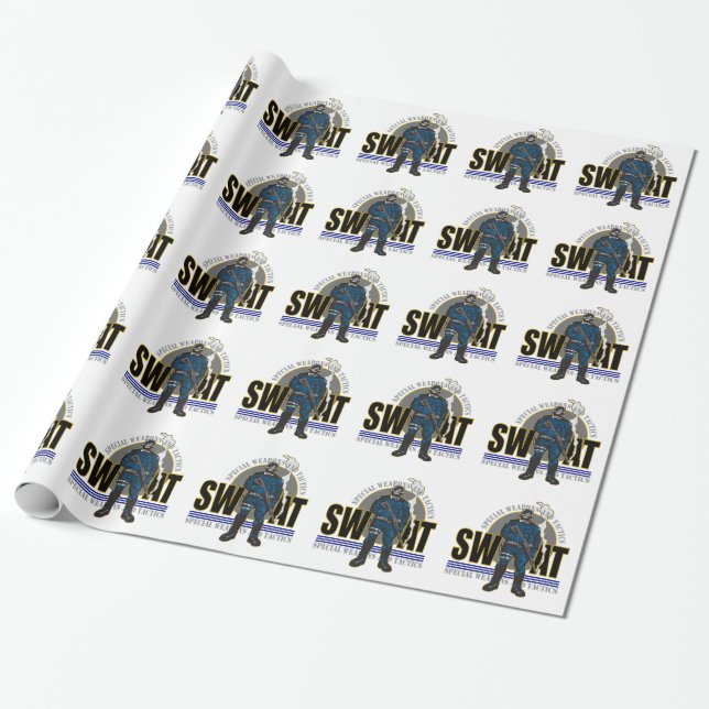 Papel De Regalo S.W.A.T. Actitud (Desenrollado)