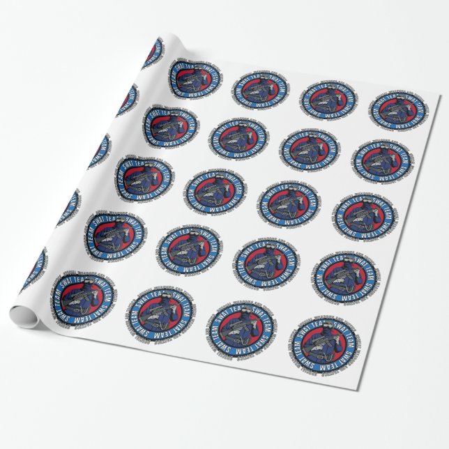Papel De Regalo S.W.A.T. Equipo (Desenrollado)
