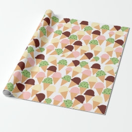 Papel De Regalo Sabores De Crema De Hielo