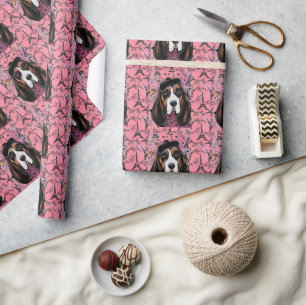 Papel De Regalo Sabueso Basset