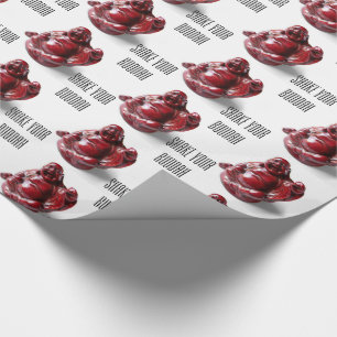 Papel De Regalo Sacudida de Buda su humor de Buda