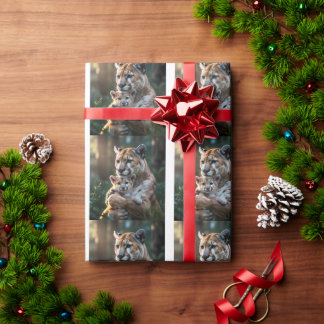 Papel de regalo safari adorable para baby shower
