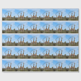 Papel de regalo Safari Growing Tall
