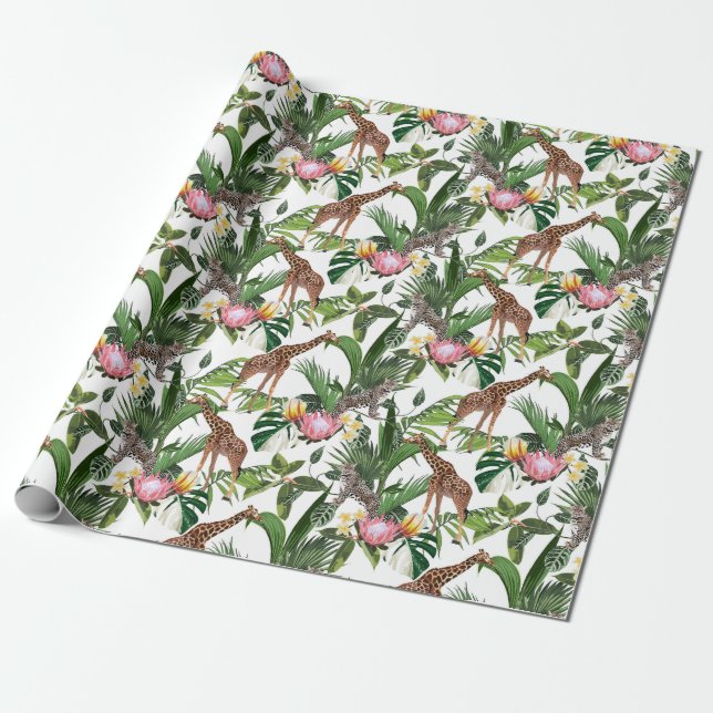 Papel De Regalo Safari salvaje (Desenrollado)