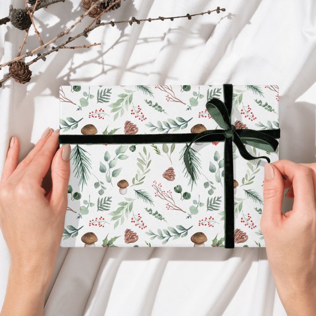 Papel De Regalo Sage Green Holiday Pattern  (Subido por el creador)