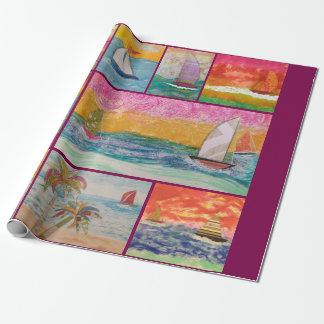 Papel De Regalo Sailboat Wrapping Paper