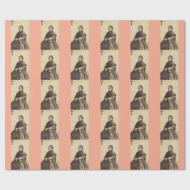 Papel De Regalo Saint Bernadette Soubirous Fine Art (Superficie plana)