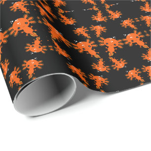Papel De Regalo Salamander Axotl exótico