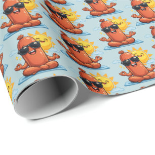 Papel De Regalo Salchicha Yoga