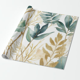 Papel De Regalo Sale de la Línea Dorada