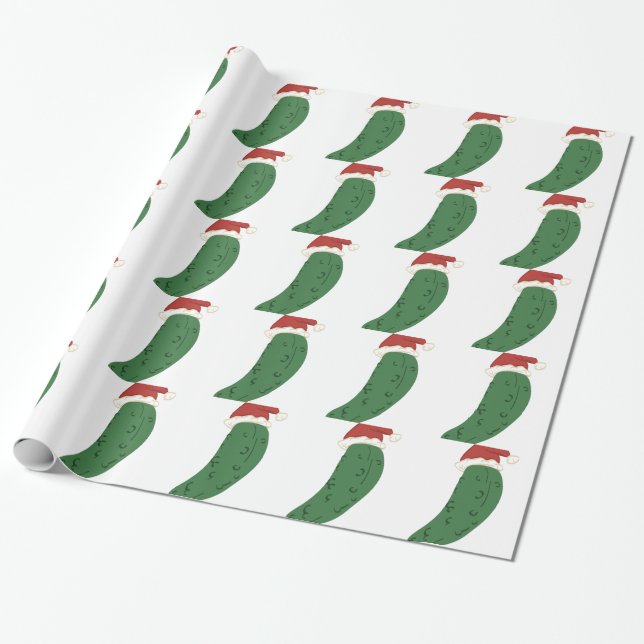 Papel De Regalo Salmuera del navidad (Desenrollado)