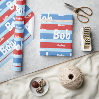 Papel De Regalo Salón de Belleza, Barbería Barbero 