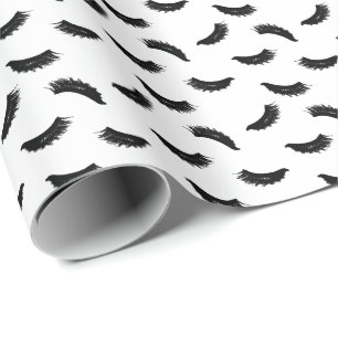 Papel De Regalo Salón de belleza del modelo de la pestaña del