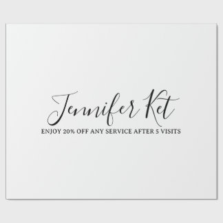 Papel De Regalo Salon spa business discount offer website visits a