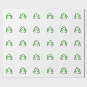 Papel De Regalo salpicadura de conejito personalizado