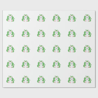 Papel De Regalo salpicadura de conejito personalizado