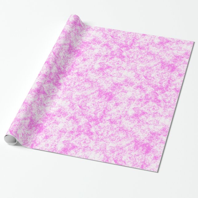 Papel De Regalo Salpicadura rosa (Desenrollado)