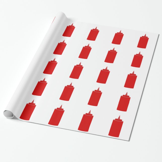 Papel De Regalo Salsa de tomate (Desenrollado)