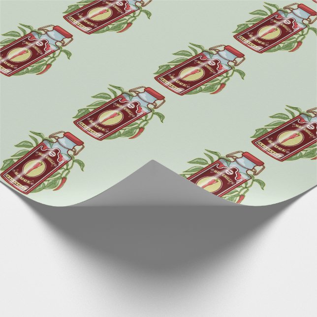 Papel De Regalo Salsa picante (Esquina)