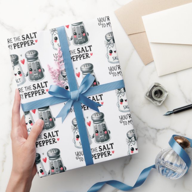 Papel De Regalo Salt To My Pepper Love Gift Wrapping Paper (Regalar)