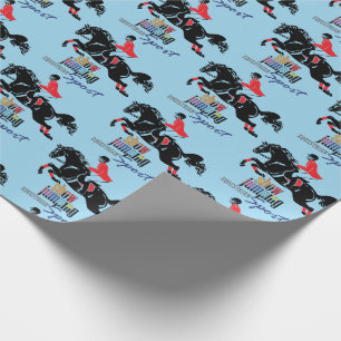 Papel De Regalo salto de espectáculo ecuestre
