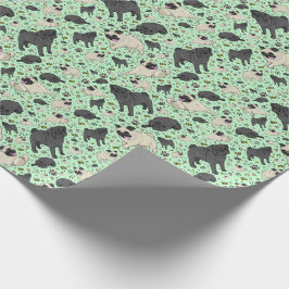 Papel De Regalo Saltos verdes