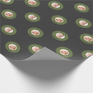 Papel De Regalo Saludos de Navidad   Foto moderna de corte