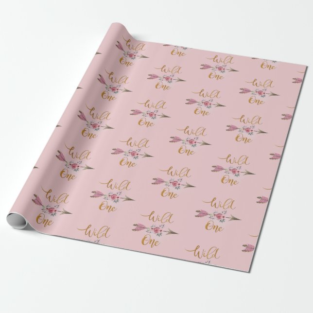Papel De Regalo salvaje uno (Desenrollado)