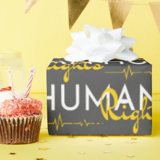 Papel De Regalo Salvamento de los derechos humanos