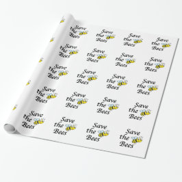 Papel De Regalo Salvar las Abejas