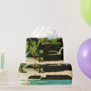 Papel De Regalo San Jorge medieval y el dragón