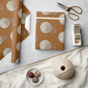 Papel De Regalo Sand Dollar Sea Coral