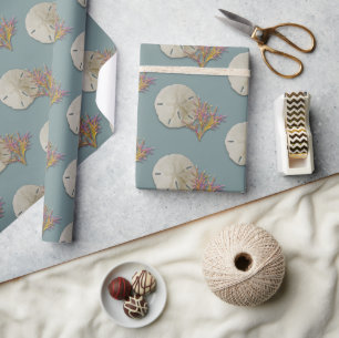 Papel De Regalo Sand Dollar Sea Coral