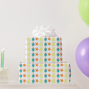 Papel De Regalo Sand Toys Beach Sandcastle Starfish Shovel Pail