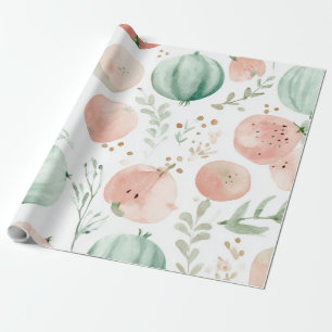 Papel De Regalo Sandía Dulce Colorido Rosa Verde