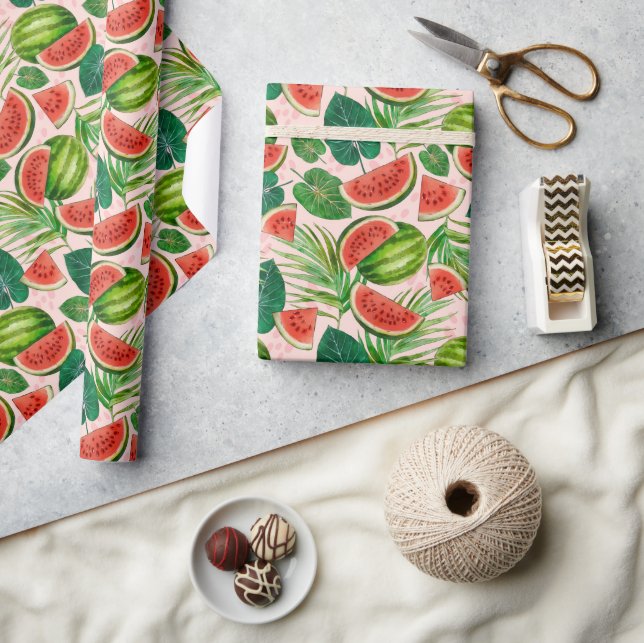 Papel De Regalo sandía fresca (Artesanía)