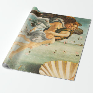 Papel De Regalo Sandro Botticelli El nacimiento de Venus Céfiro, C
