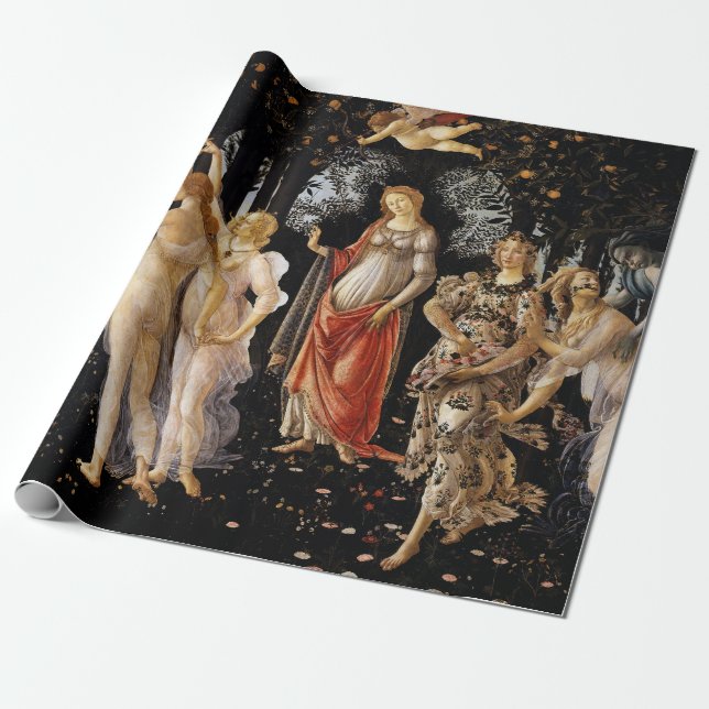 Papel De Regalo Sandro Botticelli - La Primavera (Desenrollado)