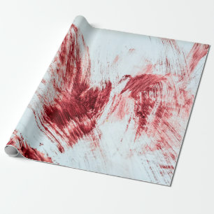 Papel De Regalo Sangre y marcas sangrientas en una vieja bañera. H